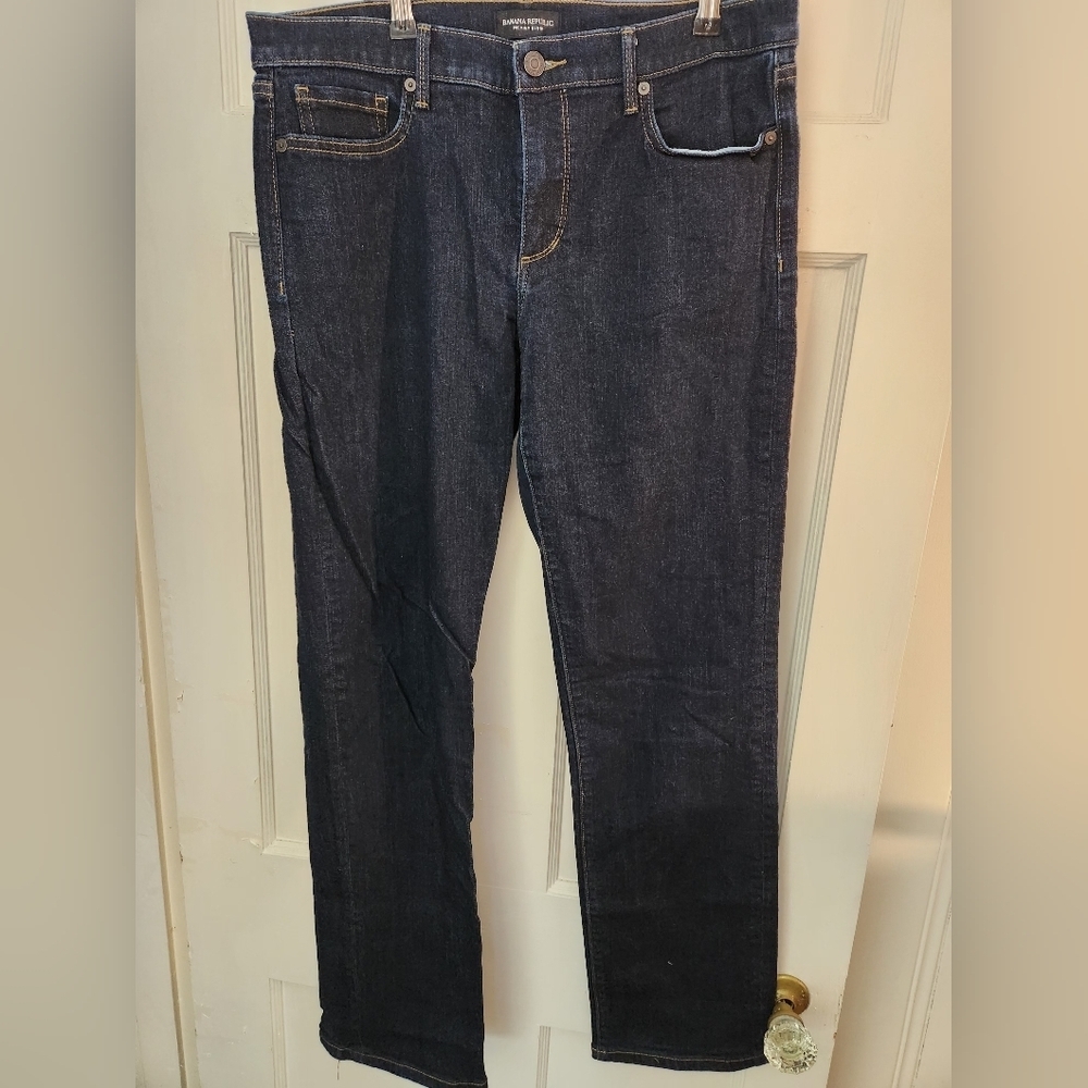 Banana Republic Slimfit Dark Blue Straight Jeans